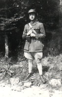 Le sous-lieutenant Raymond Gangloff en 1939-1940
